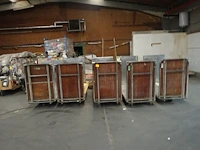 5x metalen transportkar - afbeelding 1 van  2