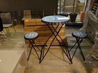 5x old glory plooibare bartafel incl. 2 barstoelen - afbeelding 1 van  2