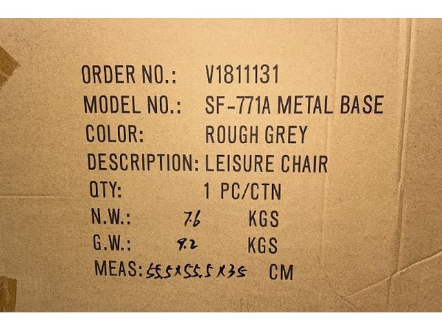 5x onderstel stoel - afbeelding 4 van  5