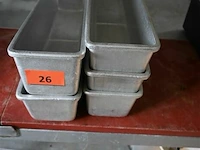 5x preskopbakken 14x50x11 - afbeelding 1 van  3