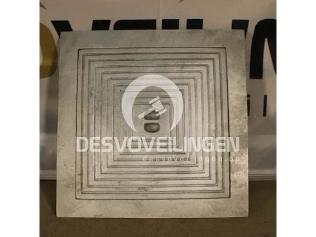 5x putdeksel aluminium dubbel 35x35 cm - afbeelding 2 van  2