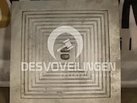 5x putdeksel aluminium dubbel 35x35 cm - afbeelding 2 van  2