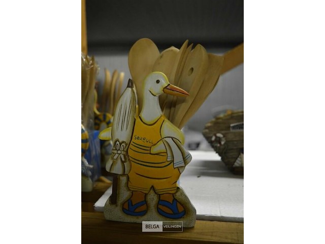 5x retro decoratieve houder voor keukengerei - afbeelding 1 van  2