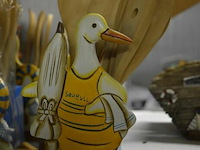 5x retro decoratieve houder voor keukengerei - afbeelding 1 van  2