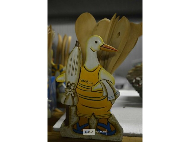 5x retro decoratieve houder voor keukengerei - afbeelding 2 van  2