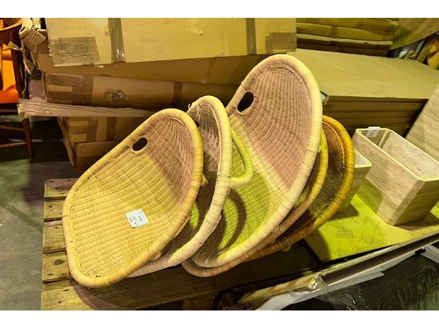 5x rieten fauteuil - afbeelding 2 van  4