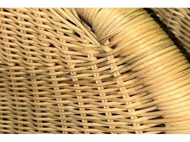 5x rieten fauteuil - afbeelding 3 van  4