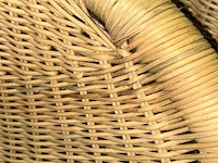 5x rieten fauteuil - afbeelding 3 van  4