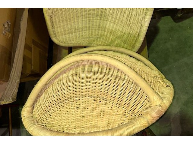 5x rieten fauteuil - afbeelding 4 van  4