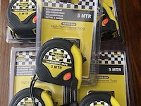 5x rolmaat 5 meter rubber - afbeelding 1 van  1