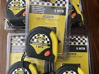 5x rolmaat 5 meter rubber - afbeelding 1 van  1