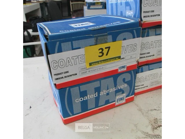 5x schuurpapier 330gr 180 korrel - afbeelding 2 van  3