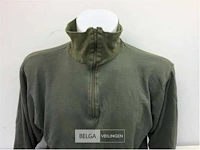 (5x) seyntex cold weather longsleeve shirt, ecw, olijfgroen - afbeelding 2 van  3