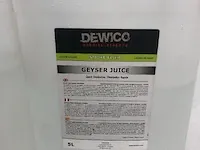 5x smoke fluid dewico, geyser juice quick dissipation fluid 5l - afbeelding 2 van  3