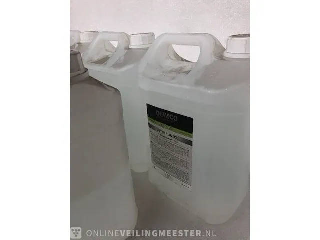 5x smoke fluid dewico, geyser juice quick dissipation fluid 5l - afbeelding 3 van  3