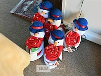 5x sneeuwman en plaid - afbeelding 1 van  1