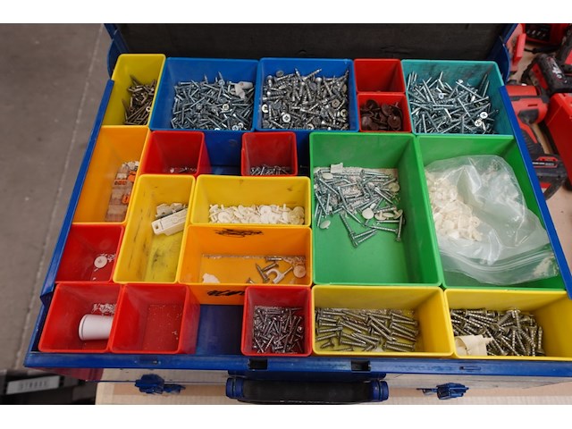 5x sorteerkoffer + inhoud - afbeelding 4 van  6