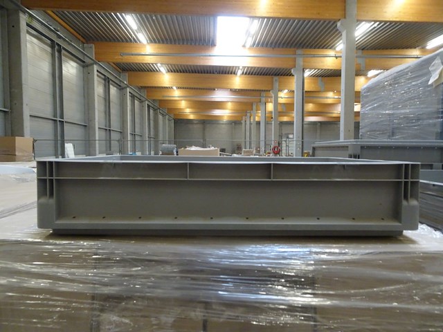 5x stapelbare kunststof bak - afbeelding 1 van  3