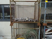 5x stapelbare metalen draadmand + inhoud - afbeelding 2 van  8