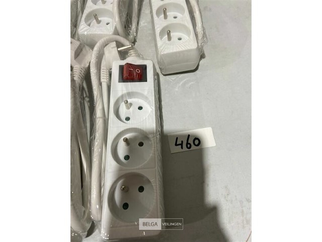5x stekkerblok met schakelaar - afbeelding 3 van  3