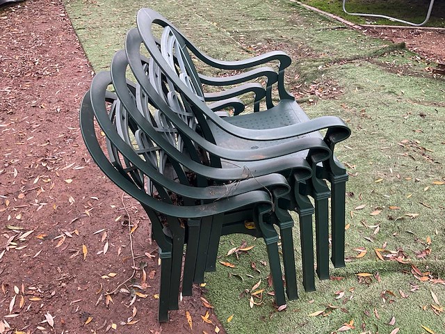 5x tuinstoel - afbeelding 1 van  2