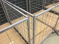 5x verrijdbare metalen kooi - afbeelding 3 van  5
