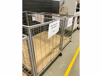 5x verrijdbare metalen kooi - afbeelding 5 van  5