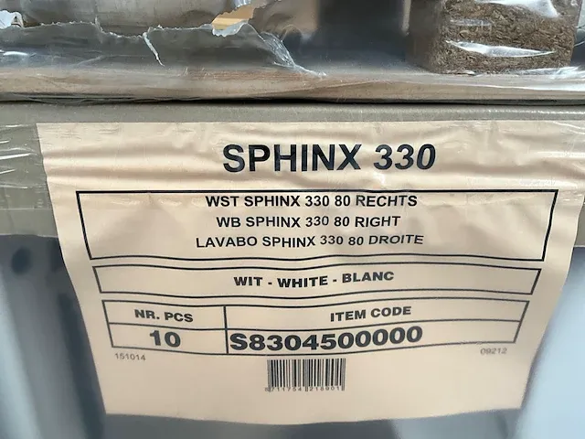 5x wastafel sphinx - afbeelding 4 van  4
