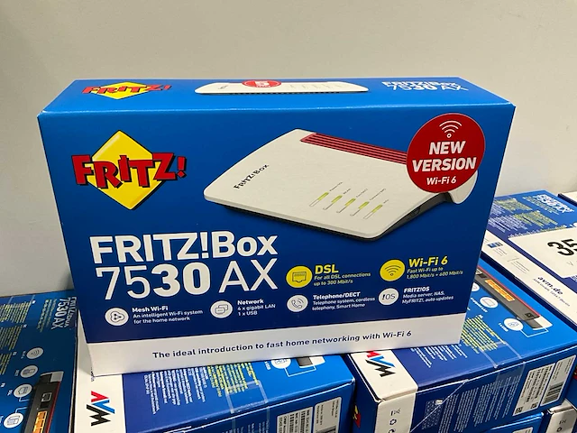 5x wifi 6 router fritzbox 7530ax - afbeelding 1 van  3