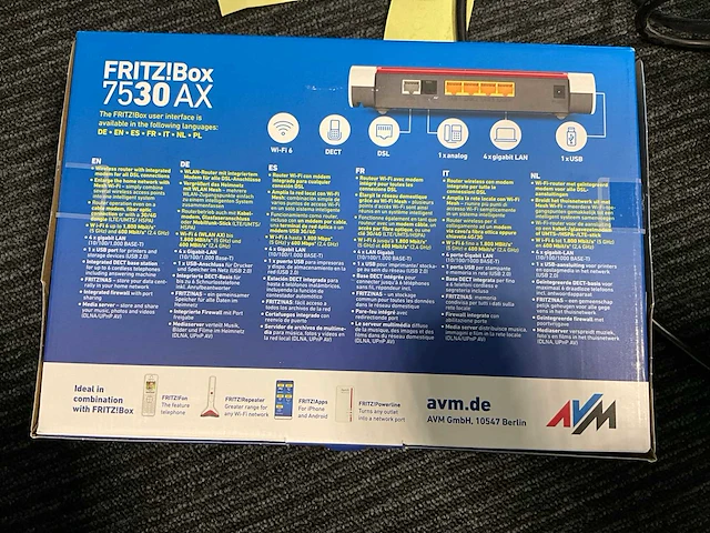 5x wifi 6 router fritzbox 7530ax - afbeelding 2 van  3