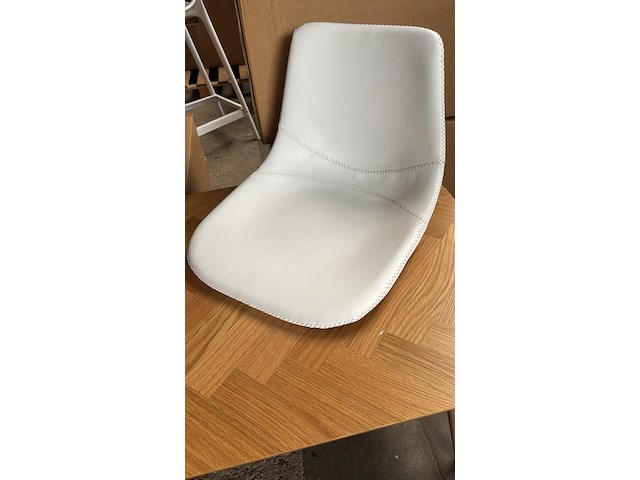 5x zitting barstoel wit - afbeelding 1 van  1