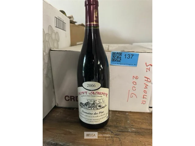 5x1 fles saint amour domaine des pins 2006 - afbeelding 2 van  3