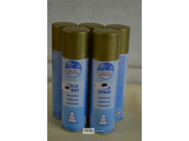 5x150ml goud spray - afbeelding 1 van  3