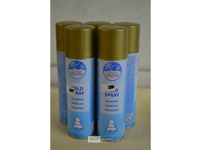 5x150ml goud spray - afbeelding 1 van  3