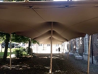 5x20m beige stretch tentzeil