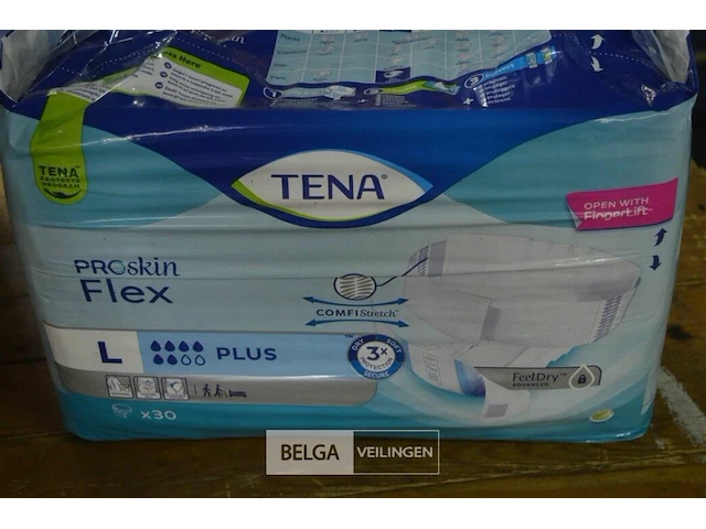 5x30st tena proskin flex pampers l - afbeelding 2 van  3