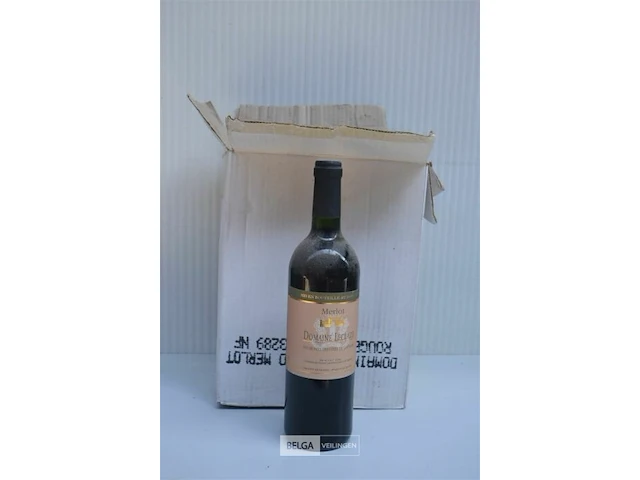 5x75cl domaine leclaud 2002, merlot, 13% - afbeelding 1 van  4