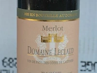 5x75cl domaine leclaud 2002, merlot, 13% - afbeelding 2 van  4