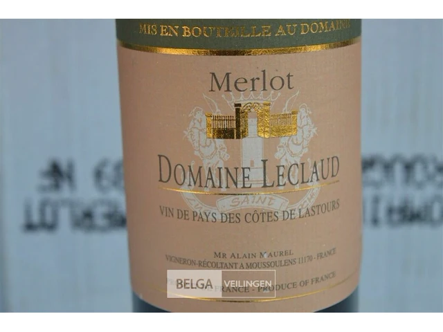 5x75cl domaine leclaud 2002, merlot, 13% - afbeelding 3 van  4