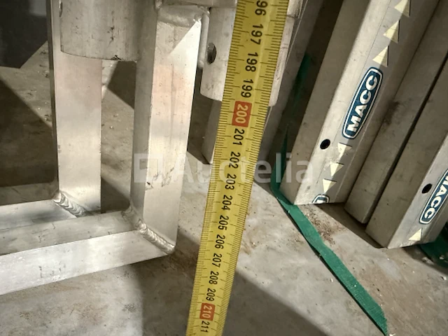 6 aluminium steunen - afbeelding 3 van  5