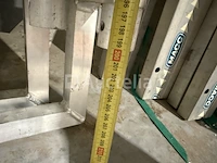 6 aluminium steunen - afbeelding 3 van  5