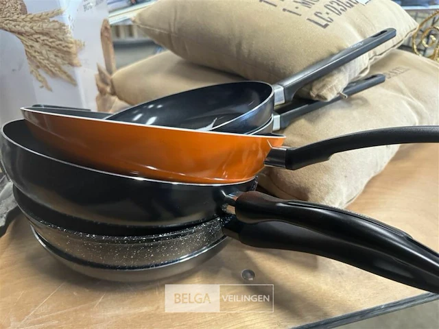 6 anti-kleef bakpannen diverse maten - afbeelding 1 van  3