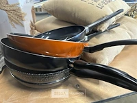 6 anti-kleef bakpannen diverse maten - afbeelding 1 van  3