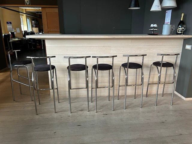 6 barstoelen - afbeelding 1 van  3