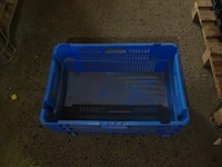 6 blauwe halfdiepe stapelbakken - afbeelding 2 van  3