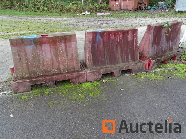 6 bouw plastic blokken - afbeelding 1 van  7