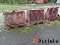 6 bouw plastic blokken - afbeelding 1 van  7