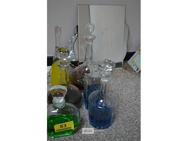 6 deco flessen gevuld met drank - afbeelding 3 van  3