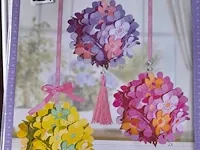 6 decoratieve hangers paars - afbeelding 1 van  5