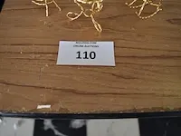 6-delig miniatuur salon koperkleur met medaillon limoges - afbeelding 2 van  6